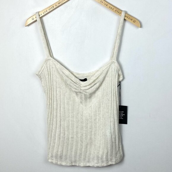 NWT Reformation Pippy Top Natural Sweetheart Tank Size XL Linen Bohemian Boho‎ - Picture 4 of 11